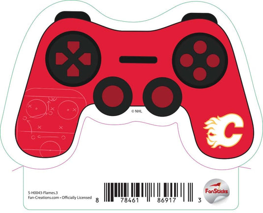 Fan Creations Decal Flames - NHL 3 inch Decal