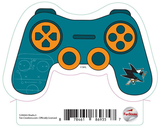 Fan Creations Decal Sharks - NHL 3 inch Decal