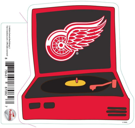 Fan Creations Decal Red Wings - NHL 3 inch Decal