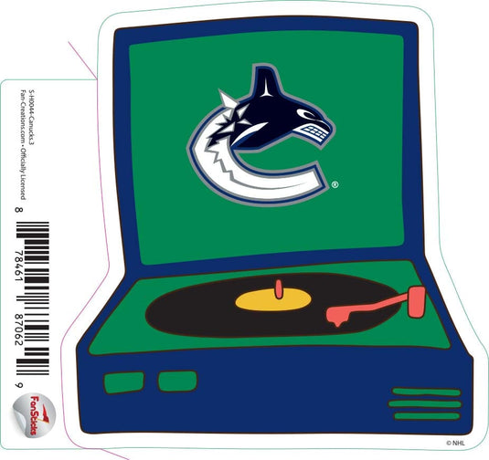 Fan Creations Decal Canucks - NHL 3 inch Decal