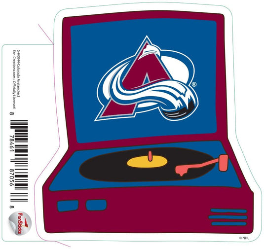 Fan Creations Decal Colorado Avalanche - NHL 3 inch Decal