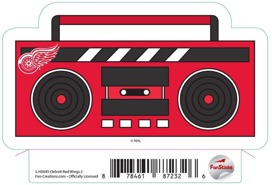 Fan Creations Decal Red Wings - NHL 3 inch Decal