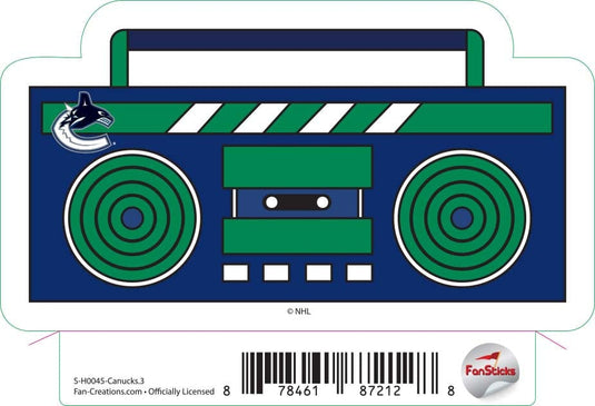 Fan Creations Decal Canucks - NHL 3 inch Decal