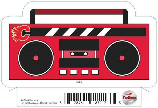 Fan Creations Decal Flames - NHL 3 inch Decal