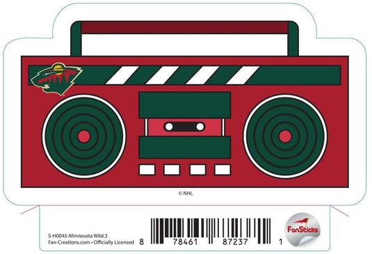 Fan Creations Decal Minnesota Wild - NHL 3 inch Decal