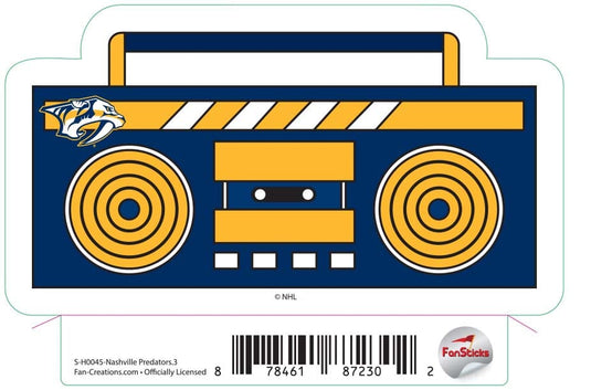 Fan Creations Decal Nashville Predators - NHL 3 inch Decal