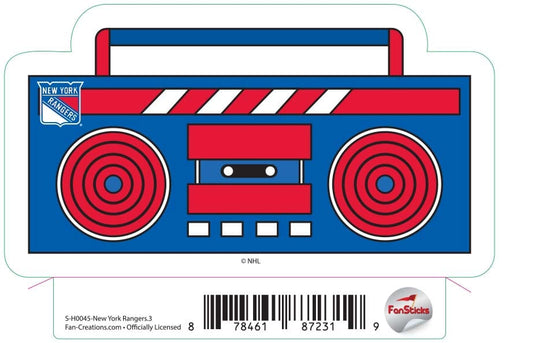 Fan Creations Decal New York Rangers - NHL 3 inch Decal
