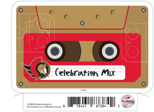 Fan Creations Decal Ottawa Senators - NHL 3 inch Decal