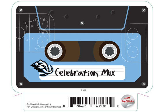 Fan Creations Decal Utah Mammoth - NHL 3 inch Decal