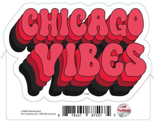 Fan Creations Decal Blackhawks - NHL 3 inch Decal