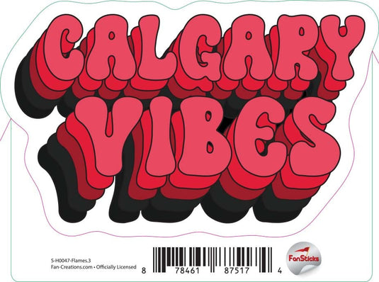 Fan Creations Decal Flames - NHL 3 inch Decal