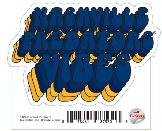 Fan Creations Decal Nashville Predators - NHL 3 inch Decal