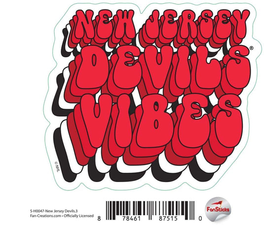 Fan Creations Decal New Jersey Devils - NHL 3 inch Decal