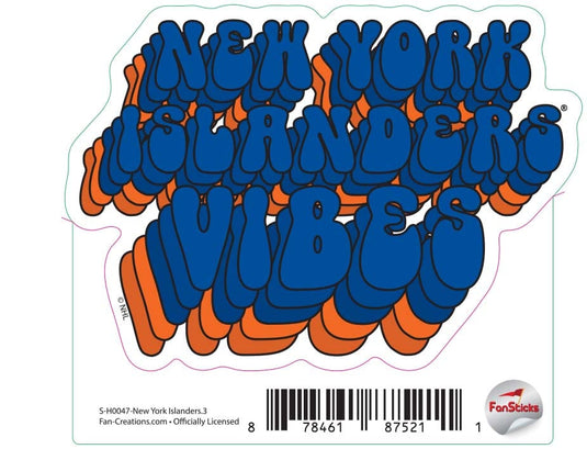 Fan Creations Decal New York Islanders - NHL 3 inch Decal