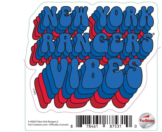 Fan Creations Decal New York Rangers - NHL 3 inch Decal