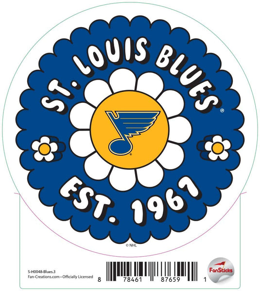 Fan Creations Decal -Blues - NHL 3 inch Decal