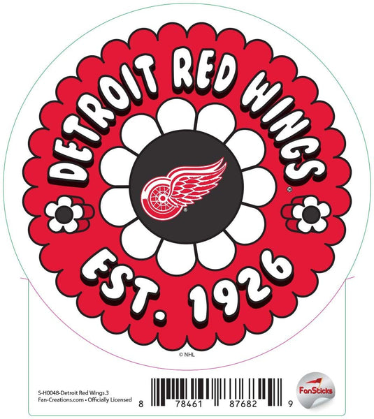 Fan Creations Decal Red Wings - NHL 3 inch Decal