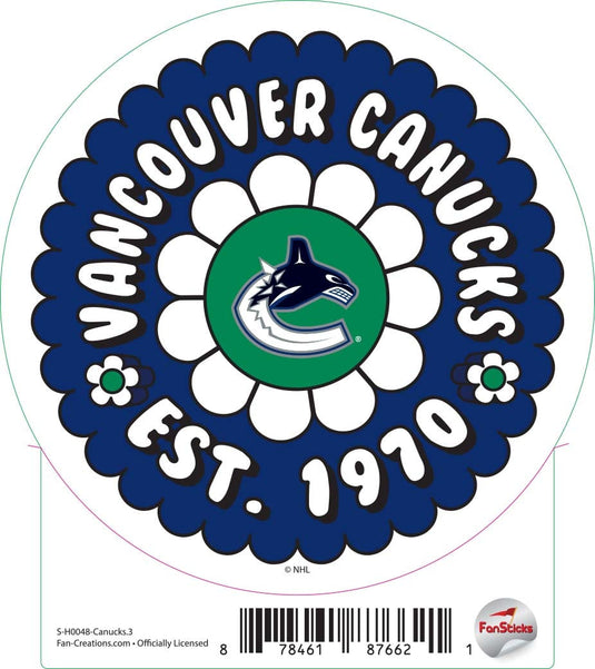 Fan Creations Decal Canucks - NHL 3 inch Decal