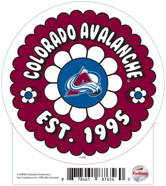 Fan Creations Decal Colorado Avalanche - NHL 3 inch Decal