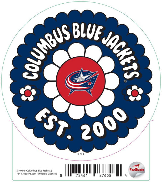 Fan Creations Decal Columbus Blue Jacket - NHL 3 inch Decal