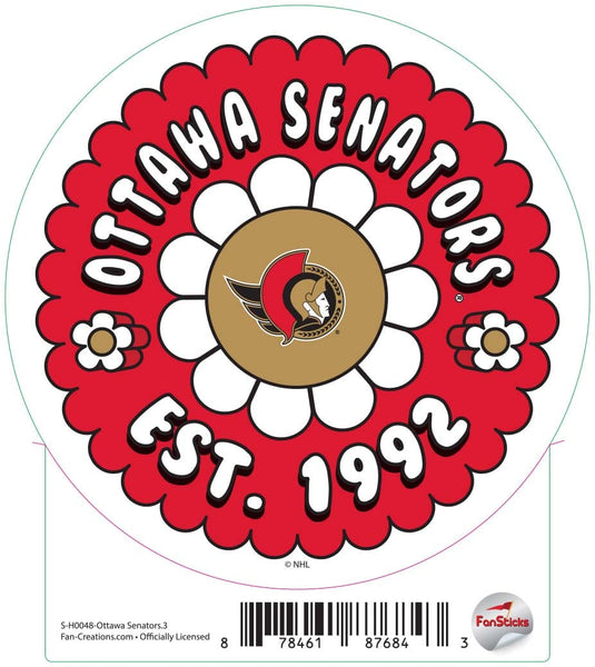 Fan Creations Decal Ottawa Senators - NHL 3 inch Decal