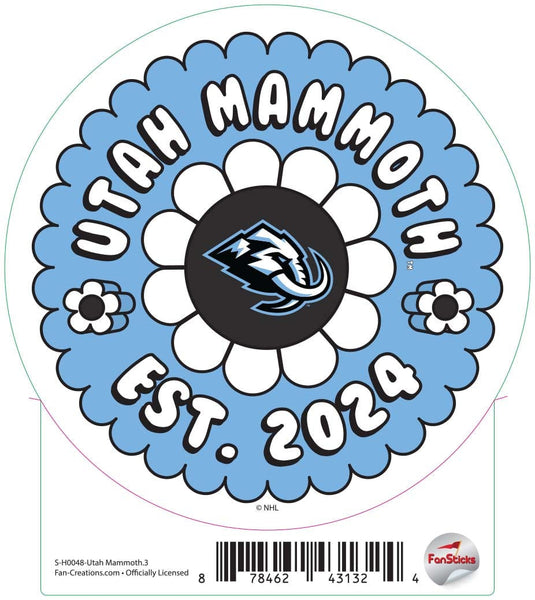 Fan Creations Decal Utah Mammoth - NHL 3 inch Decal