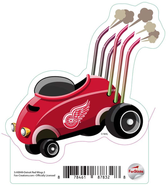 Fan Creations Decal Red Wings - NHL 3 inch Decal