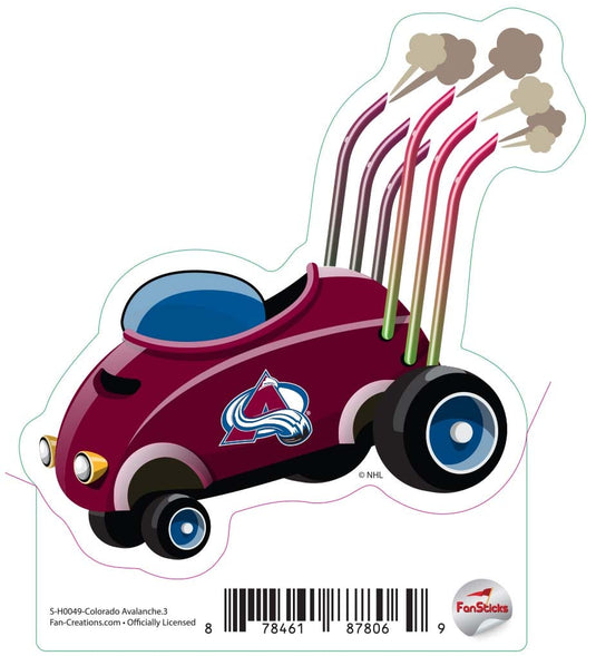 Fan Creations Decal Colorado Avalanche - NHL 3 inch Decal