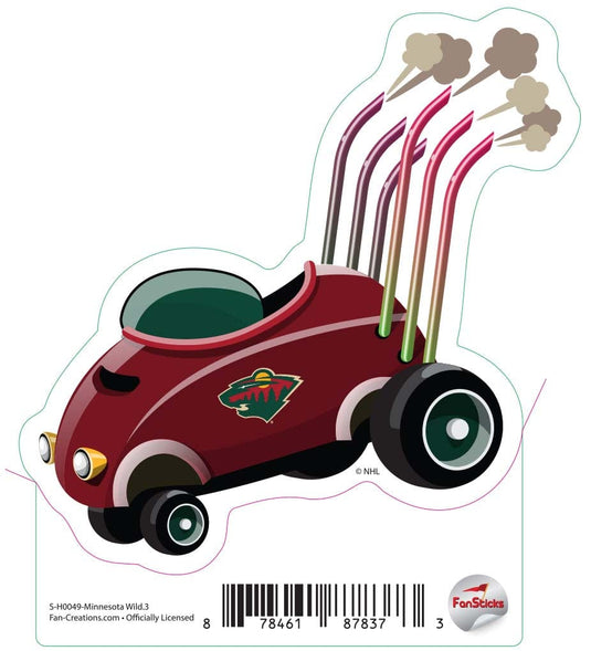 Fan Creations Decal Minnesota Wild - NHL 3 inch Decal