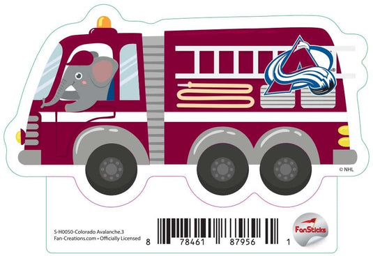 Fan Creations Decal Colorado Avalanche - NHL 3 inch Decal