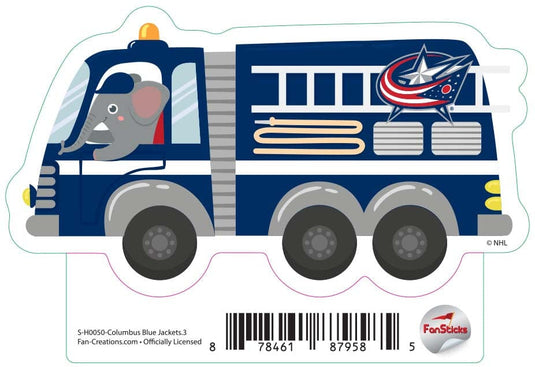 Fan Creations Decal Columbus Blue Jacket - NHL 3 inch Decal