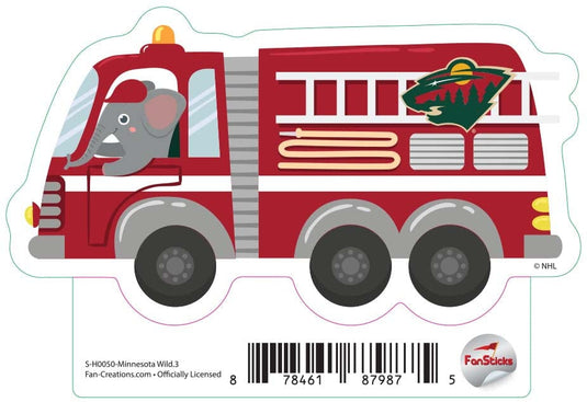 Fan Creations Decal Minnesota Wild - NHL 3 inch Decal