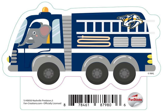 Fan Creations Decal Nashville Predators - NHL 3 inch Decal