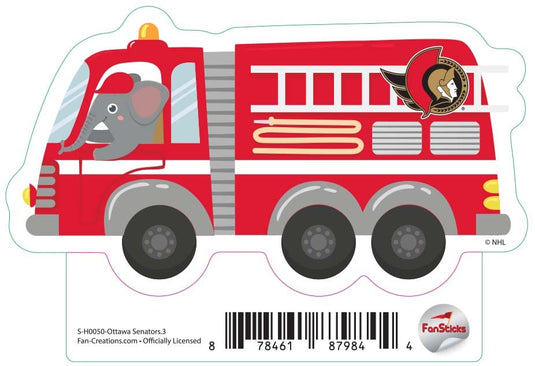 Fan Creations Decal Ottawa Senators - NHL 3 inch Decal