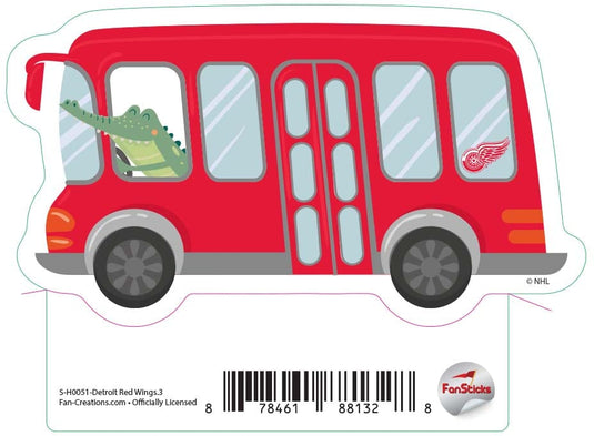 Fan Creations Decal Red Wings - NHL 3 inch Decal