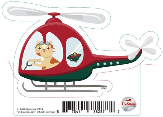 Fan Creations Decal Minnesota Wild - NHL 3 inch Decal