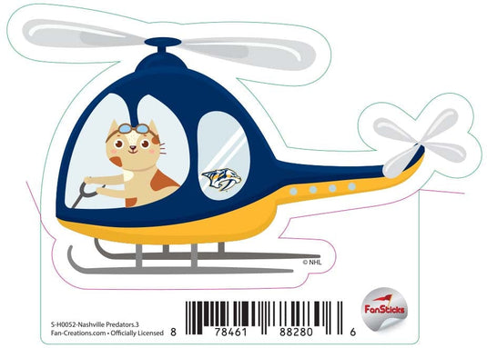 Fan Creations Decal Nashville Predators - NHL 3 inch Decal