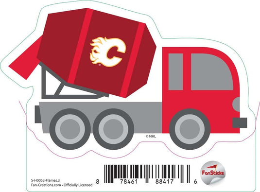 Fan Creations Decal Flames - NHL 3 inch Decal
