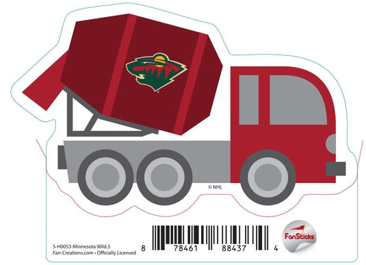 Fan Creations Decal Minnesota Wild - NHL 3 inch Decal
