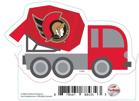 Fan Creations Decal Ottawa Senators - NHL 3 inch Decal