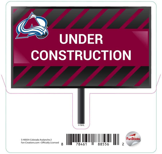 Fan Creations Decal Colorado Avalanche - NHL 3 inch Decal