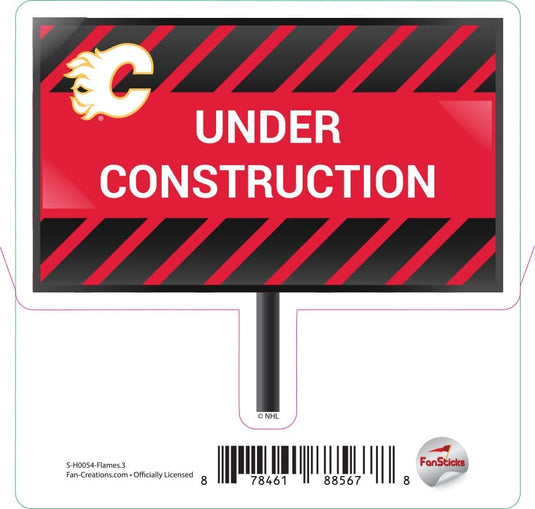 Fan Creations Decal Flames - NHL 3 inch Decal