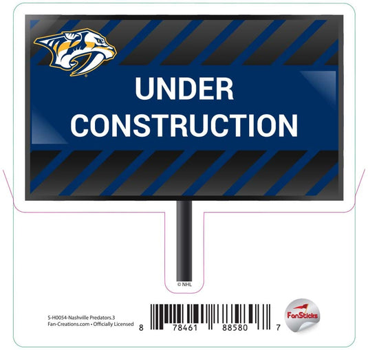 Fan Creations Decal Nashville Predators - NHL 3 inch Decal