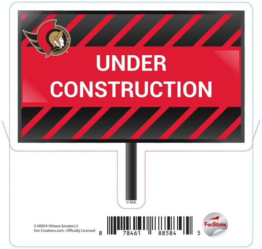 Fan Creations Decal Ottawa Senators - NHL 3 inch Decal