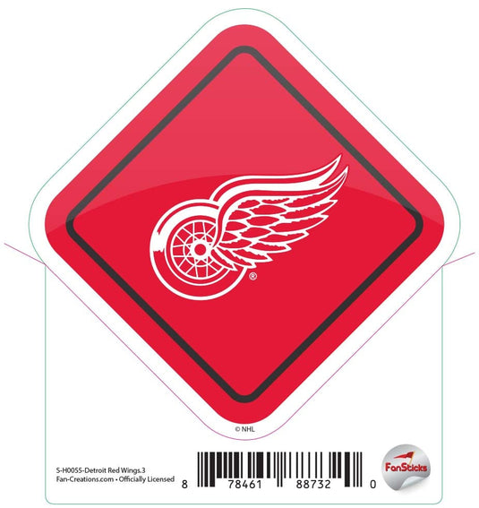 Fan Creations Decal Red Wings - NHL 3 inch Decal