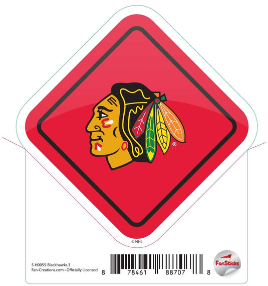 Fan Creations Decal Blackhawks - NHL 3 inch Decal