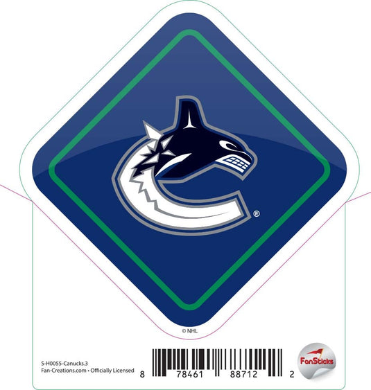 Fan Creations Decal Canucks - NHL 3 inch Decal