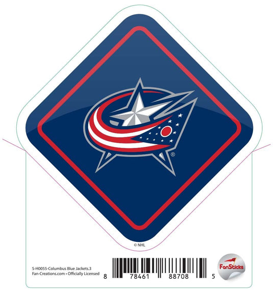 Fan Creations Decal Columbus Blue Jacket - NHL 3 inch Decal