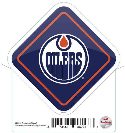 Fan Creations Decal Edmonton Oilers - NHL 3 inch Decal