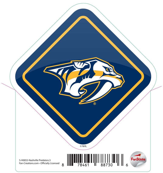 Fan Creations Decal Nashville Predators - NHL 3 inch Decal